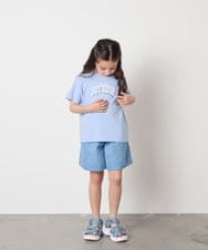 KJKGB22019 a.v.v KIDS(アー・ヴェ・ヴェ) 【接触冷感/ジメジメ対策/毛玉になりにくい/安心の綿100％】[140-150]アソートロゴＴシャツ ブラック