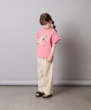 KJKGD04021 a.v.v KIDS(アー・ヴェ・ヴェ) [110-150]【接触冷感/綿100％】モチーフアソートTシャツ ピンク