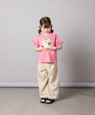 KJKGD04021 a.v.v KIDS(アー・ヴェ・ヴェ) [110-150]【接触冷感/綿100％】モチーフアソートTシャツ ピンク