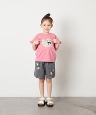 KJKGD04021 a.v.v KIDS(アー・ヴェ・ヴェ) [110-150]【接触冷感/綿100％】モチーフアソートTシャツ ピンク