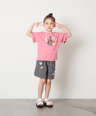 KJKGD04021 a.v.v KIDS(アー・ヴェ・ヴェ) [110-150]【接触冷感/綿100％】モチーフアソートTシャツ ピンク