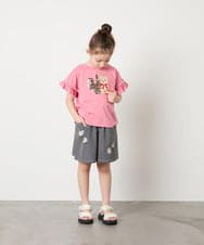 KJKGD04021 a.v.v KIDS(アー・ヴェ・ヴェ) [110-150]【接触冷感/綿100％】モチーフアソートTシャツ ピンク
