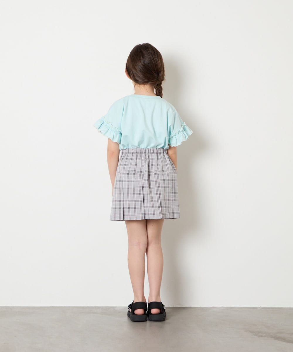 KJKGD04021 a.v.v KIDS(アー・ヴェ・ヴェ) [110-150]【接触冷感/綿100％】モチーフアソートTシャツ ライトブルー