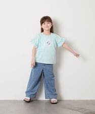 KJKGD04021 a.v.v KIDS(アー・ヴェ・ヴェ) [110-150]【接触冷感/綿100％】モチーフアソートTシャツ ライトブルー