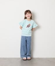 KJKGD04021 a.v.v KIDS(アー・ヴェ・ヴェ) [110-150]【接触冷感/綿100％】モチーフアソートTシャツ ライトブルー
