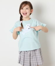 KJKGD04021 a.v.v KIDS(アー・ヴェ・ヴェ) [110-150]【接触冷感/綿100％】モチーフアソートTシャツ ライトブルー