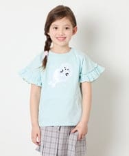 KJKGD04021 a.v.v KIDS(アー・ヴェ・ヴェ) [110-150]【接触冷感/綿100％】モチーフアソートTシャツ ライトブルー