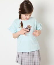 KJKGD04021 a.v.v KIDS(アー・ヴェ・ヴェ) [110-150]【接触冷感/綿100％】モチーフアソートTシャツ ライトブルー