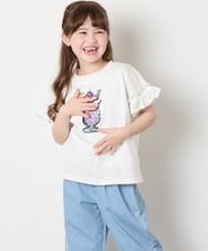 KJKGD04021 a.v.v KIDS(アー・ヴェ・ヴェ) [110-150]【接触冷感/綿100％】モチーフアソートTシャツ ホワイト