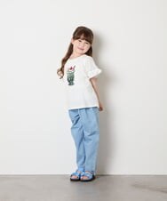 KJKGD04021 a.v.v KIDS(アー・ヴェ・ヴェ) [110-150]【接触冷感/綿100％】モチーフアソートTシャツ ホワイト