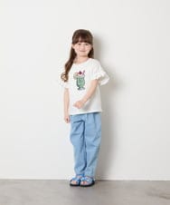 KJKGD04021 a.v.v KIDS(アー・ヴェ・ヴェ) [110-150]【接触冷感/綿100％】モチーフアソートTシャツ ホワイト