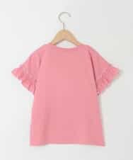 KJKGD04021 a.v.v KIDS(アー・ヴェ・ヴェ) [110-150]【接触冷感/綿100％】モチーフアソートTシャツ ピンク
