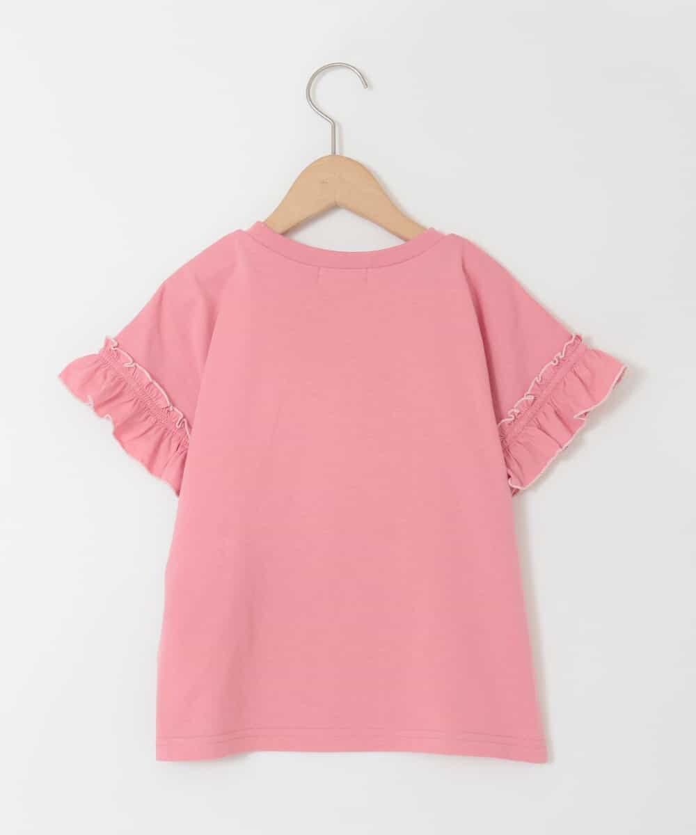 KJKGD04021 a.v.v KIDS(アー・ヴェ・ヴェ) [110-150]【接触冷感/綿100％】モチーフアソートTシャツ ピンク