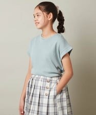 KJKGS09019 a.v.v KIDS(アー・ヴェ・ヴェ) [100-130]バックリボンカットソー ピンク
