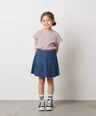 KJKGS09019 a.v.v KIDS(アー・ヴェ・ヴェ) [100-130]バックリボンカットソー ピンク