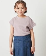 KJKGS09019 a.v.v KIDS(アー・ヴェ・ヴェ) [100-130]バックリボンカットソー ピンク