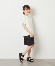 KJKGV01039 a.v.v KIDS(アー・ヴェ・ヴェ) [100-130]【2点セット】メッシュ編みニットベストセット ホワイト