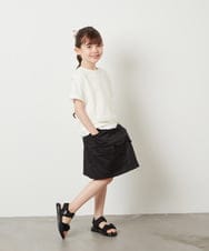 KJKGV01039 a.v.v KIDS(アー・ヴェ・ヴェ) [100-130]【2点セット】メッシュ編みニットベストセット ホワイト