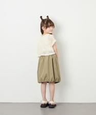 KJKHD77044 a.v.v KIDS(アー・ヴェ・ヴェ) [120-160]【冷感/洗える】レースTシャツタンク付き アイボリー