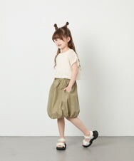 KJKHD77044 a.v.v KIDS(アー・ヴェ・ヴェ) [120-160]【冷感/洗える】レースTシャツタンク付き アイボリー