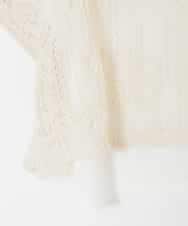 KJKHD77044 a.v.v KIDS(アー・ヴェ・ヴェ) [120-160]【冷感/洗える】レースTシャツタンク付き アイボリー