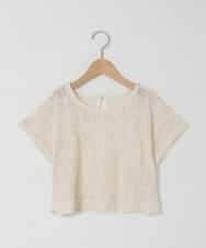 KJKHD77044 a.v.v KIDS(アー・ヴェ・ヴェ) [120-160]【冷感/洗える】レースTシャツタンク付き アイボリー