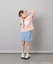 KJKHD80035 a.v.v KIDS(アー・ヴェ・ヴェ) [110-140]すみっコぐらしスパンコールT ピンク