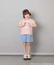 KJKHD80035 a.v.v KIDS(アー・ヴェ・ヴェ) [110-140]すみっコぐらしスパンコールT ピンク