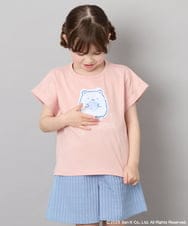 KJKHD80035 a.v.v KIDS(アー・ヴェ・ヴェ) [110-140]すみっコぐらしスパンコールT ピンク