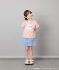 KJKHD80035 a.v.v KIDS(アー・ヴェ・ヴェ) [110-140]すみっコぐらしスパンコールT ピンク