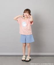 KJKHD80035 a.v.v KIDS(アー・ヴェ・ヴェ) [110-140]すみっコぐらしスパンコールT ピンク