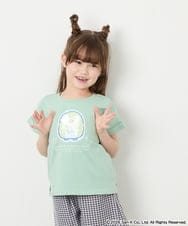 KJKHD80035 a.v.v KIDS(アー・ヴェ・ヴェ) [110-140]すみっコぐらしスパンコールT グリーン