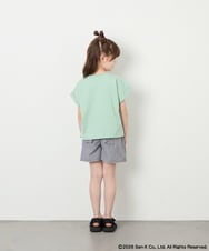 KJKHD80035 a.v.v KIDS(アー・ヴェ・ヴェ) [110-140]すみっコぐらしスパンコールT グリーン