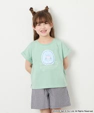 KJKHD80035 a.v.v KIDS(アー・ヴェ・ヴェ) [110-140]すみっコぐらしスパンコールT グリーン