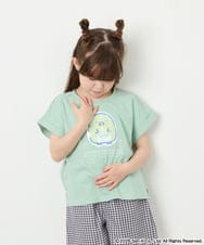 KJKHD80035 a.v.v KIDS(アー・ヴェ・ヴェ) [110-140]すみっコぐらしスパンコールT グリーン
