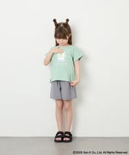 KJKHD80035 a.v.v KIDS(アー・ヴェ・ヴェ) [110-140]すみっコぐらしスパンコールT グリーン