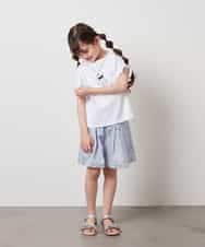 KJKHV20024 a.v.v KIDS(アー・ヴェ・ヴェ) 【接触冷感/ジメジメ対策/毛玉になりにくい/安心の綿100％/イージーケア】[100-130]】アソートアートモチーフＴシャツ ホワイト