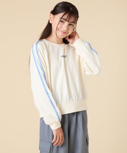 KJKJA44029 a.v.v KIDS [130-160]配色ラインロンＴ