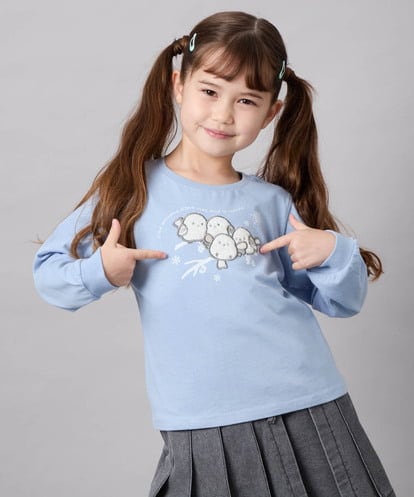 KJKJD07026 a.v.v KIDS [110-150]【毛玉になりにくい】アソートアートロンT