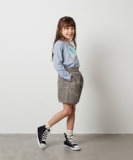 KJKJS30019 a.v.v KIDS(アー・ヴェ・ヴェ) [100-130]アソートモチーフスパンコールロンＴ ミント
