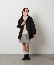 KJKJS31019 a.v.v KIDS(アー・ヴェ・ヴェ) [100-130]アソートロゴデザインロンＴ ボーダー