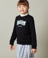 KJKKS41024 a.v.v KIDS(アー・ヴェ・ヴェ) [100-130]スパンコールモチーフトレーナー ピンク