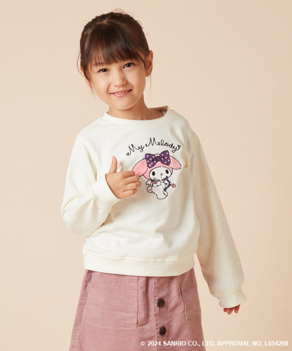 KJKKV80034 a.v.v KIDS(アー・ヴェ・ヴェ) 【数量限定】[100-140]［マイメロディ］エンジェルトレーナー ピンク