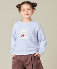 KJKLA47026 a.v.v KIDS(アー・ヴェ・ヴェ) [110-150]【通学にもオススメ/選べる３デザイン】モチーフアソートトレーナー ピンク