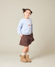 KJKLA47026 a.v.v KIDS(アー・ヴェ・ヴェ) [110-150]【通学にもオススメ/選べる３デザイン】モチーフアソートトレーナー ピンク
