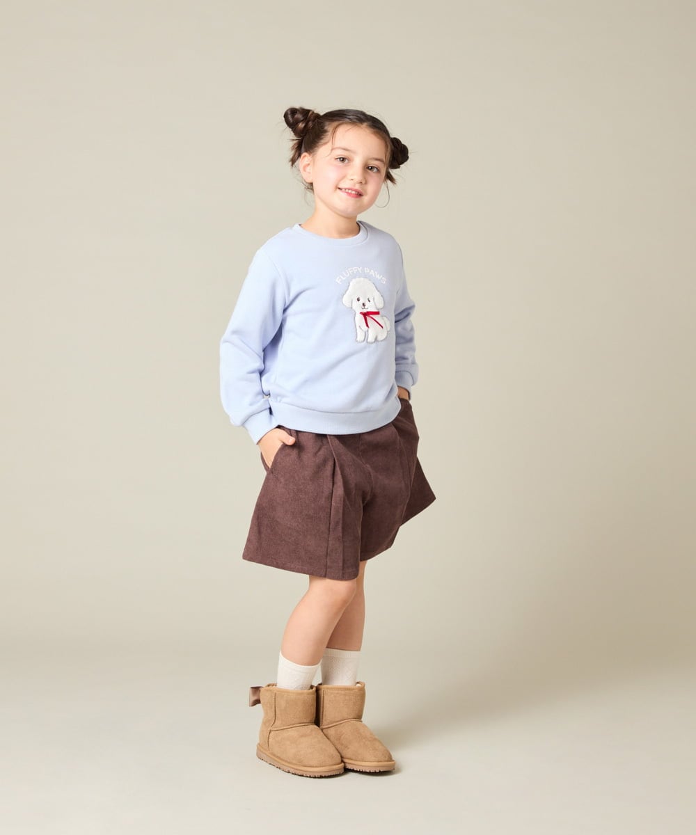 KJKLA47026 a.v.v KIDS(アー・ヴェ・ヴェ) [110-150]【通学にもオススメ/選べる３デザイン】モチーフアソートトレーナー ピンク
