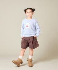 KJKLA47026 a.v.v KIDS(アー・ヴェ・ヴェ) [110-150]【通学にもオススメ/選べる３デザイン】モチーフアソートトレーナー ピンク