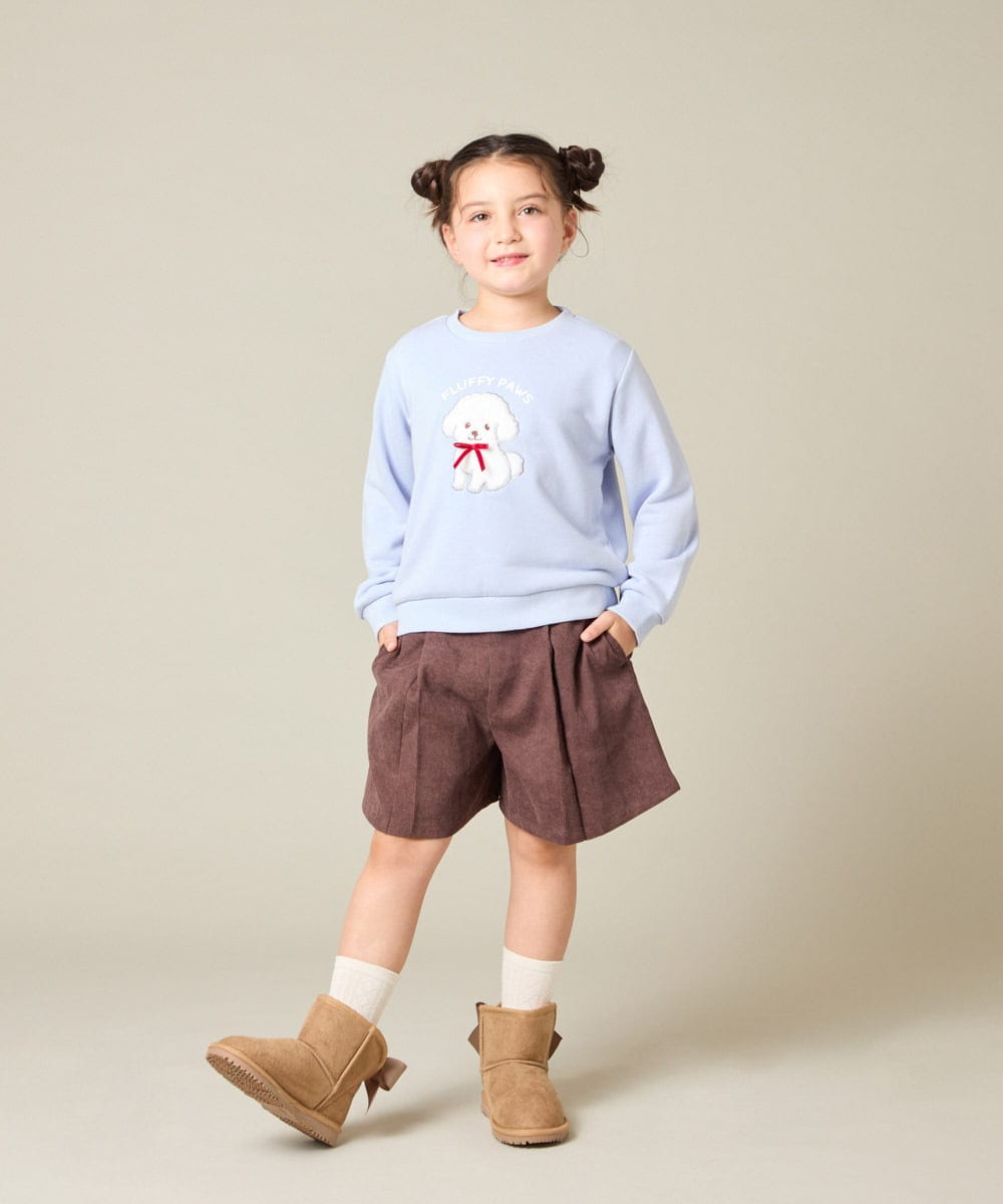 KJKLA47026 a.v.v KIDS(アー・ヴェ・ヴェ) [110-150]【通学にもオススメ/選べる３デザイン】モチーフアソートトレーナー ピンク