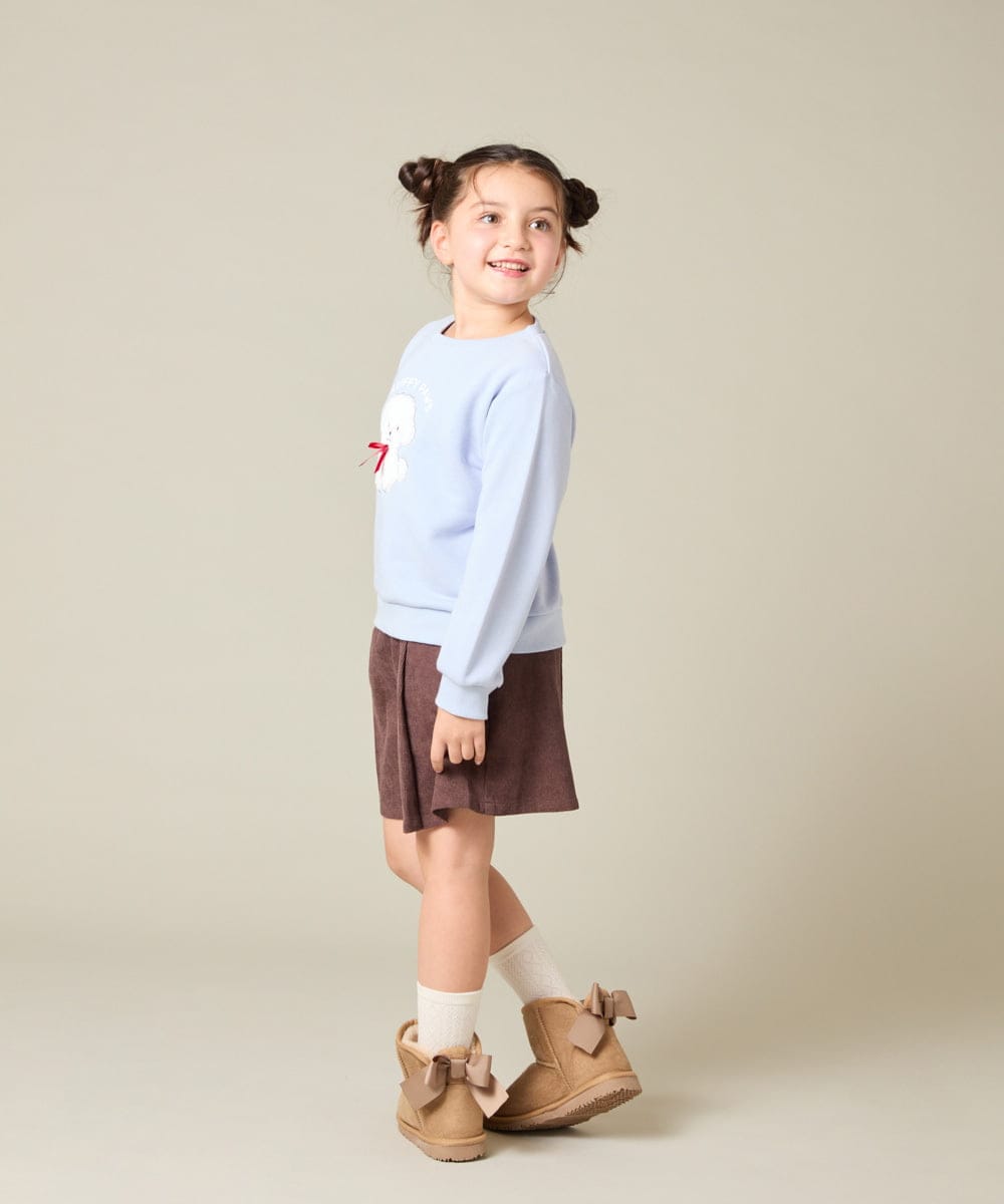 KJKLA47026 a.v.v KIDS(アー・ヴェ・ヴェ) [110-150]【通学にもオススメ/選べる３デザイン】モチーフアソートトレーナー ピンク