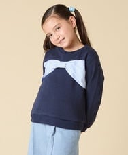 KJKLA47026 a.v.v KIDS(アー・ヴェ・ヴェ) [110-150]【通学にもオススメ/選べる３デザイン】モチーフアソートトレーナー ピンク